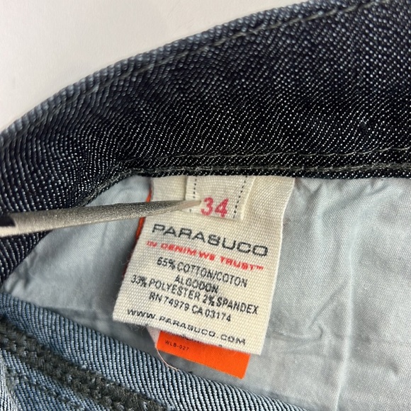 Parasuco Denim & Legend Men's straight leg blue denim jeans - Picture 6 of 8